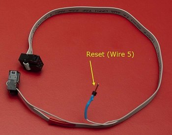 Modified ICSP programming cable